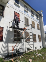 Installationsaufbau Batia Suter für PASSAGE GEMMI 2025